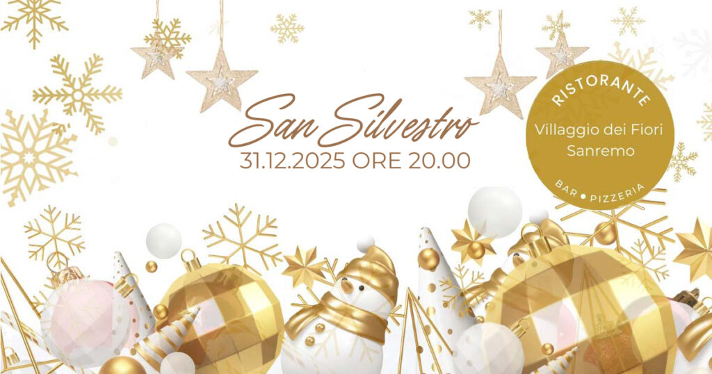 Capodanno 2026 Villaggio dei fiori Sanremo