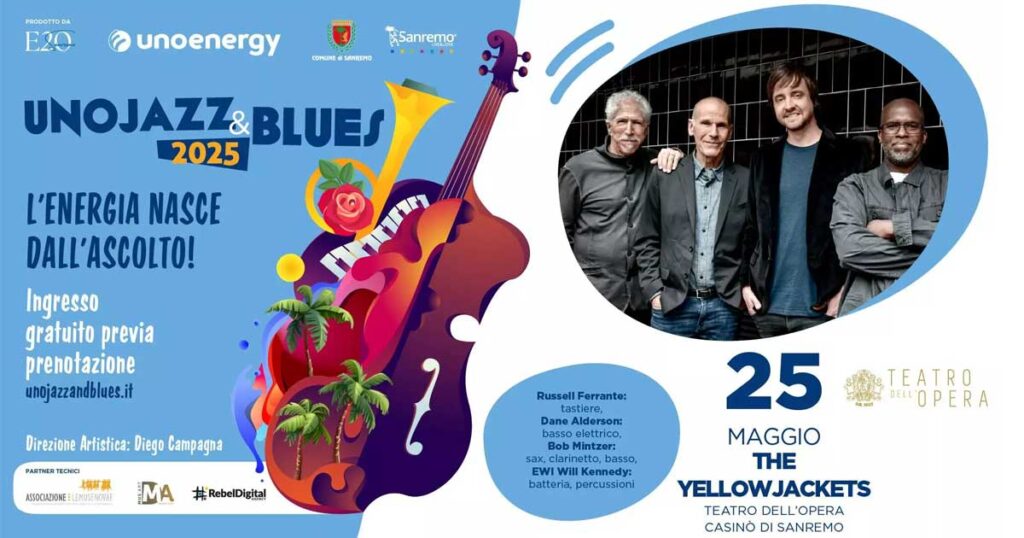 The YellowJacktes al teatro dell'opera del Casinò di Sanremo