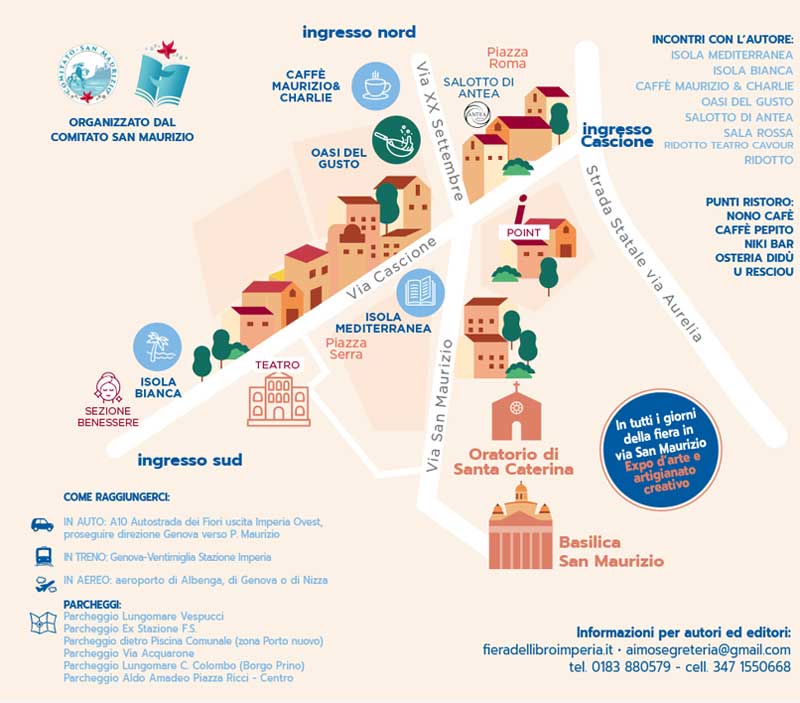 mappa fiera del libro imperia 2026 