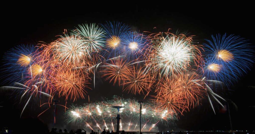 Fuochi d'artificio di Ferragosto a Sanremo