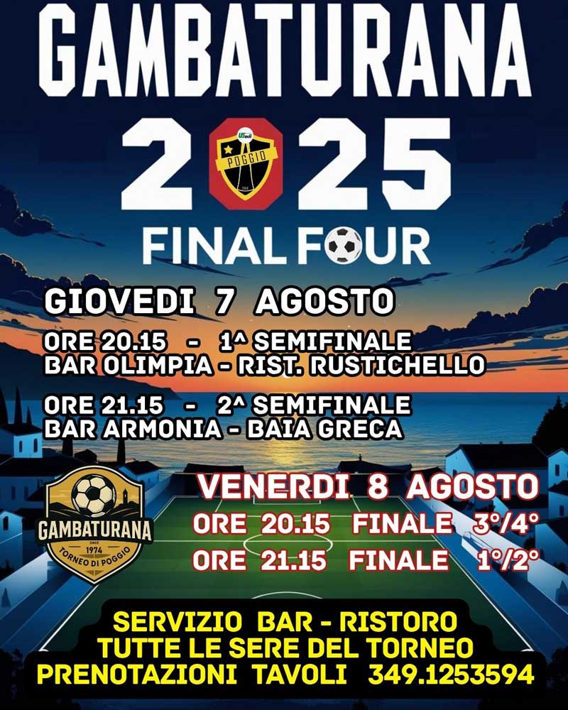 gambaturana 2025 locandina