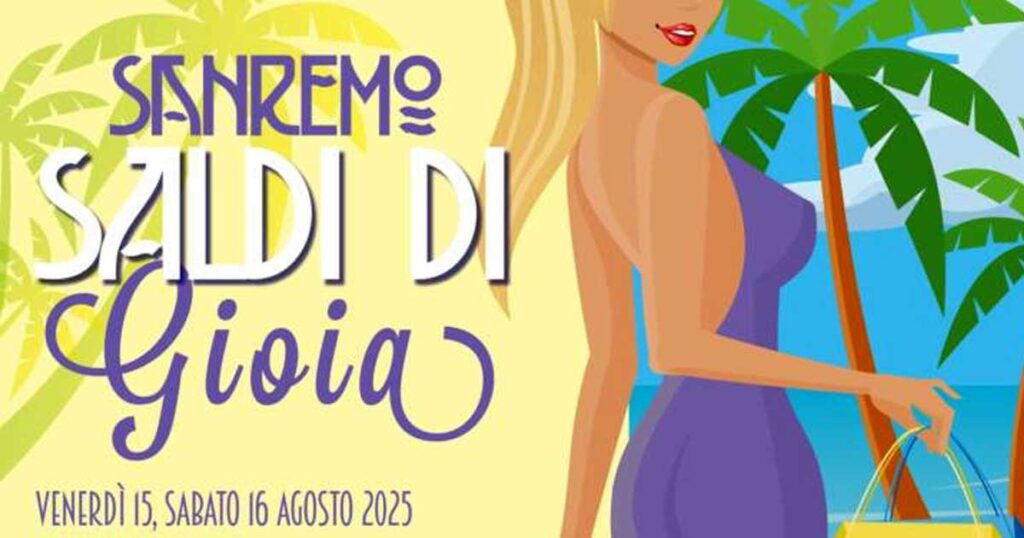 saldi di gioia estate 2025 sanremo