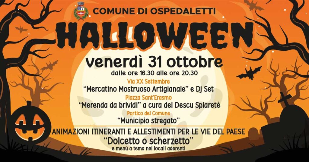 Festa di Halloween 2025 a Ospedaletti