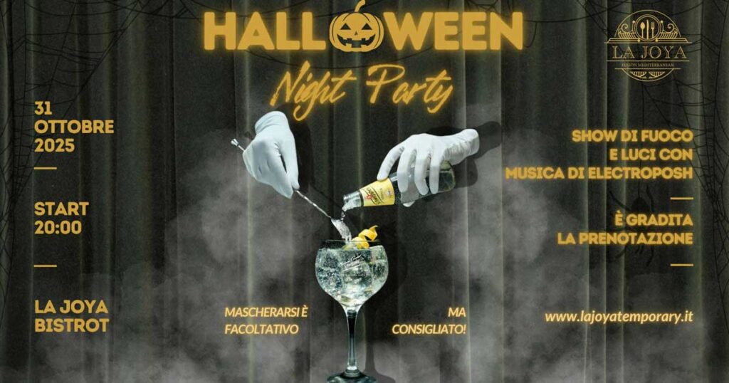 halloween party la joya bistrot