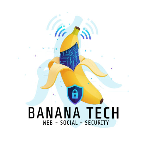Logo Banana Tech, azienda che si occupa di web, social e sicurezza informatica.