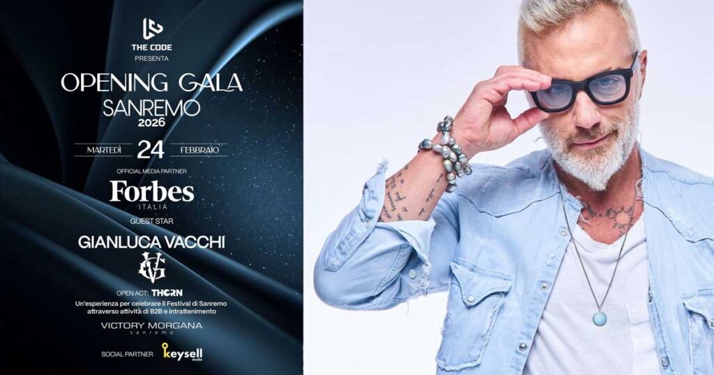 Opening gala Victory Morgana Bay, Sanremo 2026