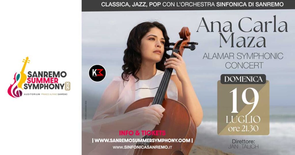 Ana Carla Maza – Alamar Symphonic Concert, Sanremo Summer Symphony 2026