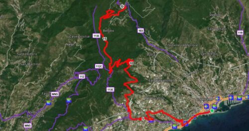 Escursione in bici da Sanremo a San Romolo passando per Coldirodi