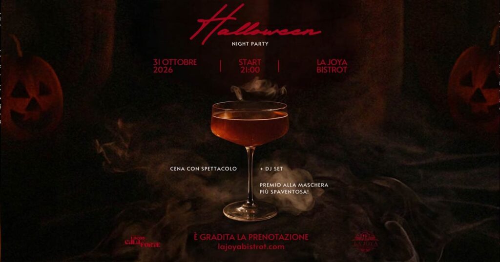 Halloween night at lLa Joya Bistrot - Ventimiglia